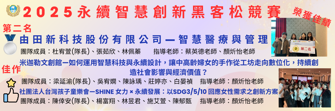Link to 2025黑客松競賽得獎